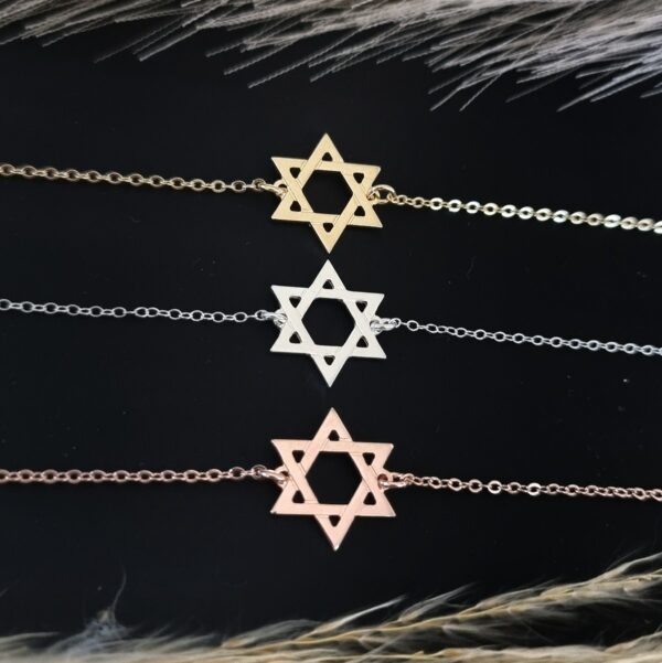 צמיד מגן דוד עם צמיד לולאות