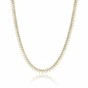 שרשרת טניס ציפוי BKSI008-3-3X5MM-40CM
