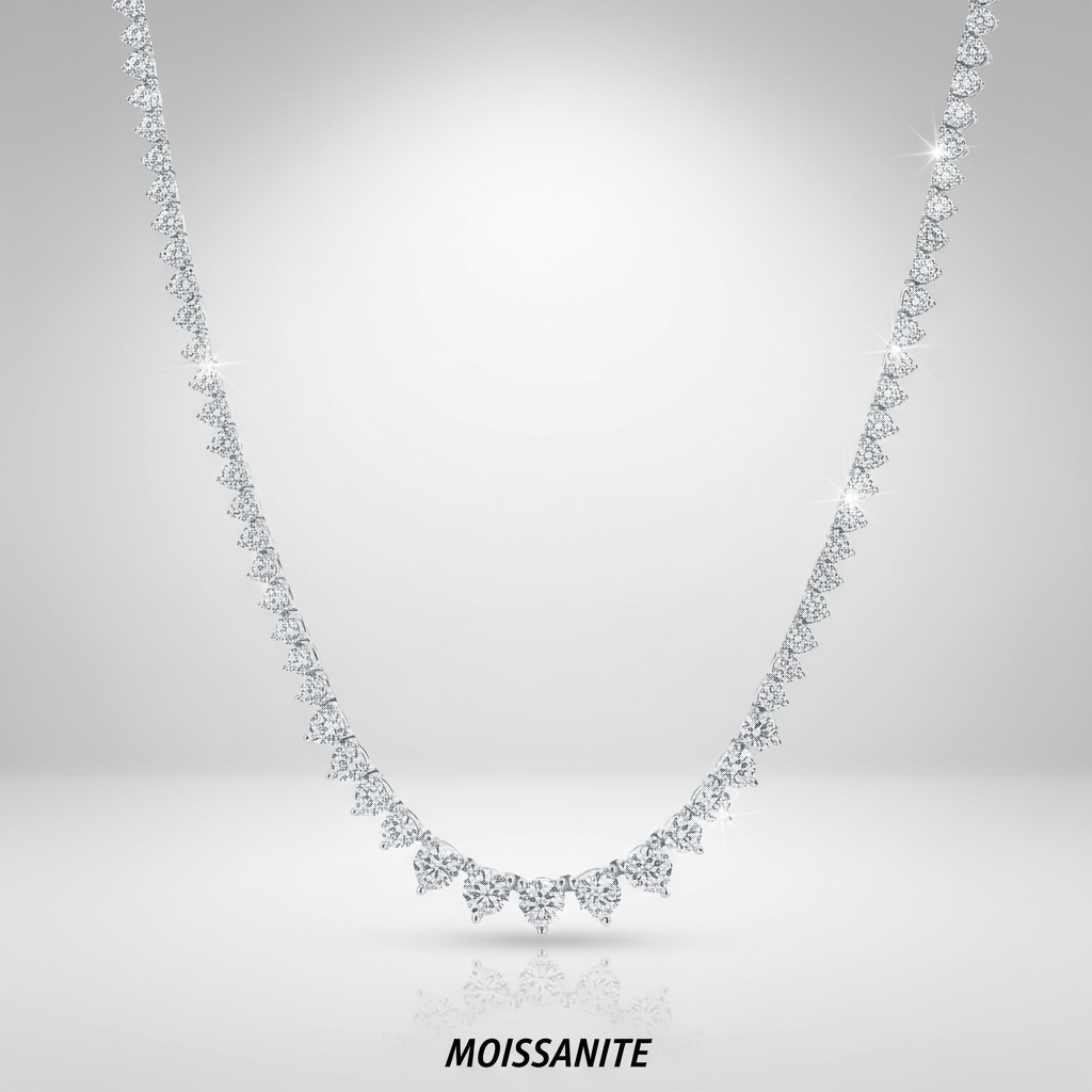 שרשרת טניס מוסונייט mosi007-3-5mmmm-16.6ct- -1-M