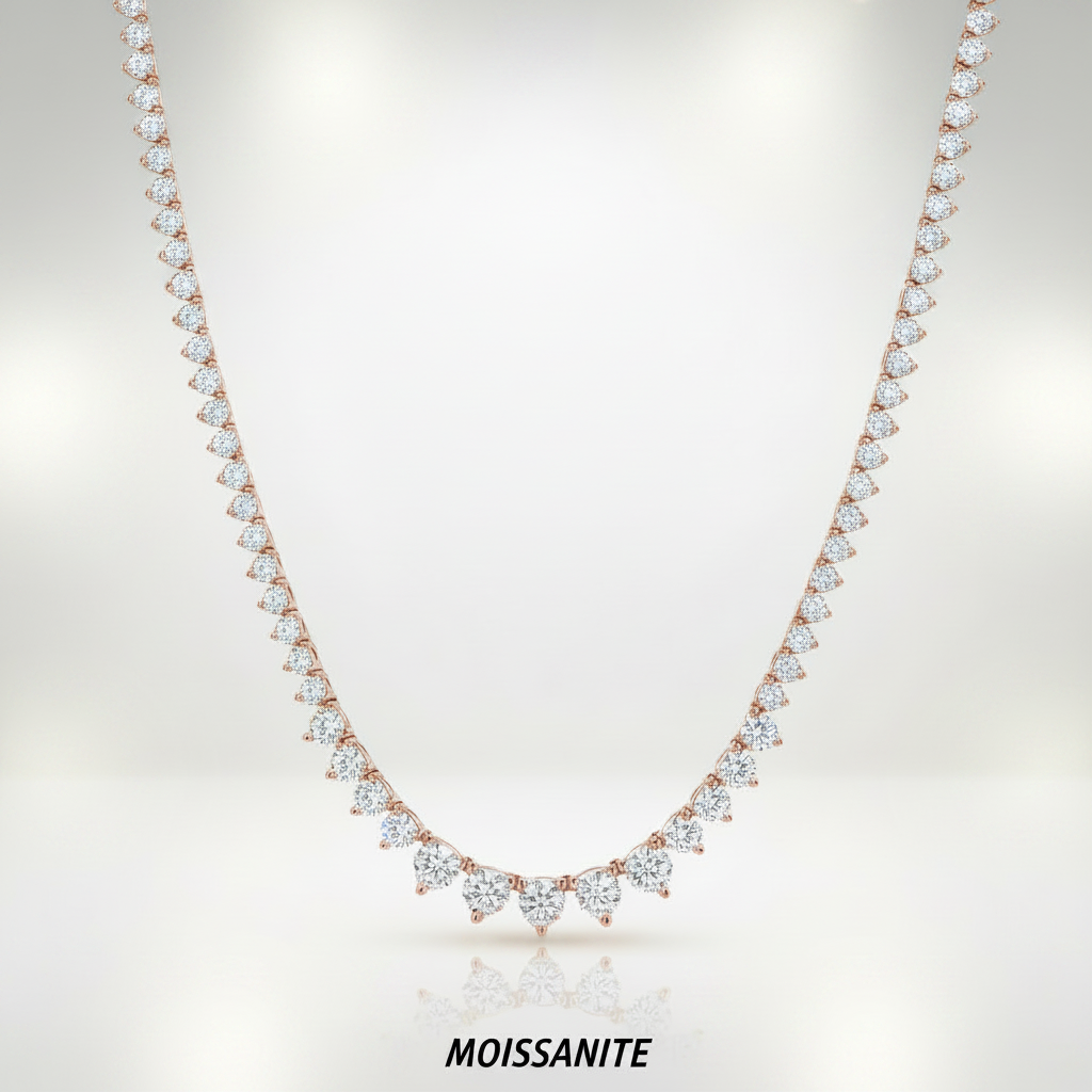 שרשרת טניס מוסונייט mosi007-3-5mm-15.1ct–2-M