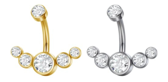 2 יח’ – טבור Lumipierce טיטניום lpb029-1.6*10*4mm