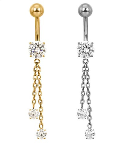 2 יח’ – טבור Lumipierce טיטניום lpb035-1.6*10mm