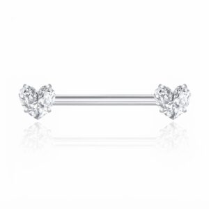 2 יח' - בארבל פטמה Lumipierce  lpni014-1.2*14*5/5mm -