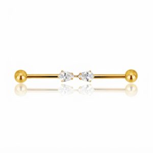 2 יח' - בארבל אינדסטריאל Lumipierce טיטניום lpind008-1.6*38*5mm
