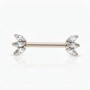 2 יח' - בארבל פטמה Lumipierce  lpni002-1.6*16mm -