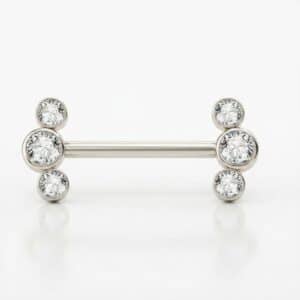 2 יח' - בארבל פטמה Lumipierce  lpni005-1.6*14mm -