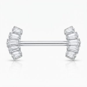 2 יח' - בארבל פטמה Lumipierce  lpni003-1.6*14*4/4mm -