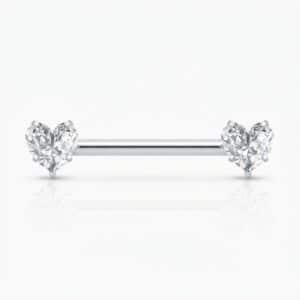 2 יח' - בארבל פטמה Lumipierce  lpni006-1.2*14*5/5mm -